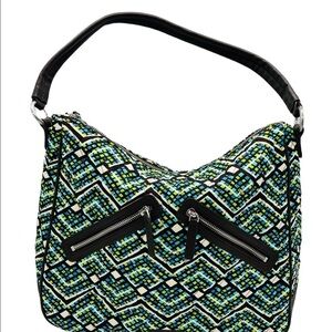 VERA BRADLEY WOMENS VIVIAN HOBO BAG IN RAINFOREST COLORS NWT